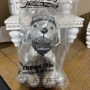 Raising Canes Dog 8" Plush Happy New Year Countdown Cane Stuffed Animal NEW